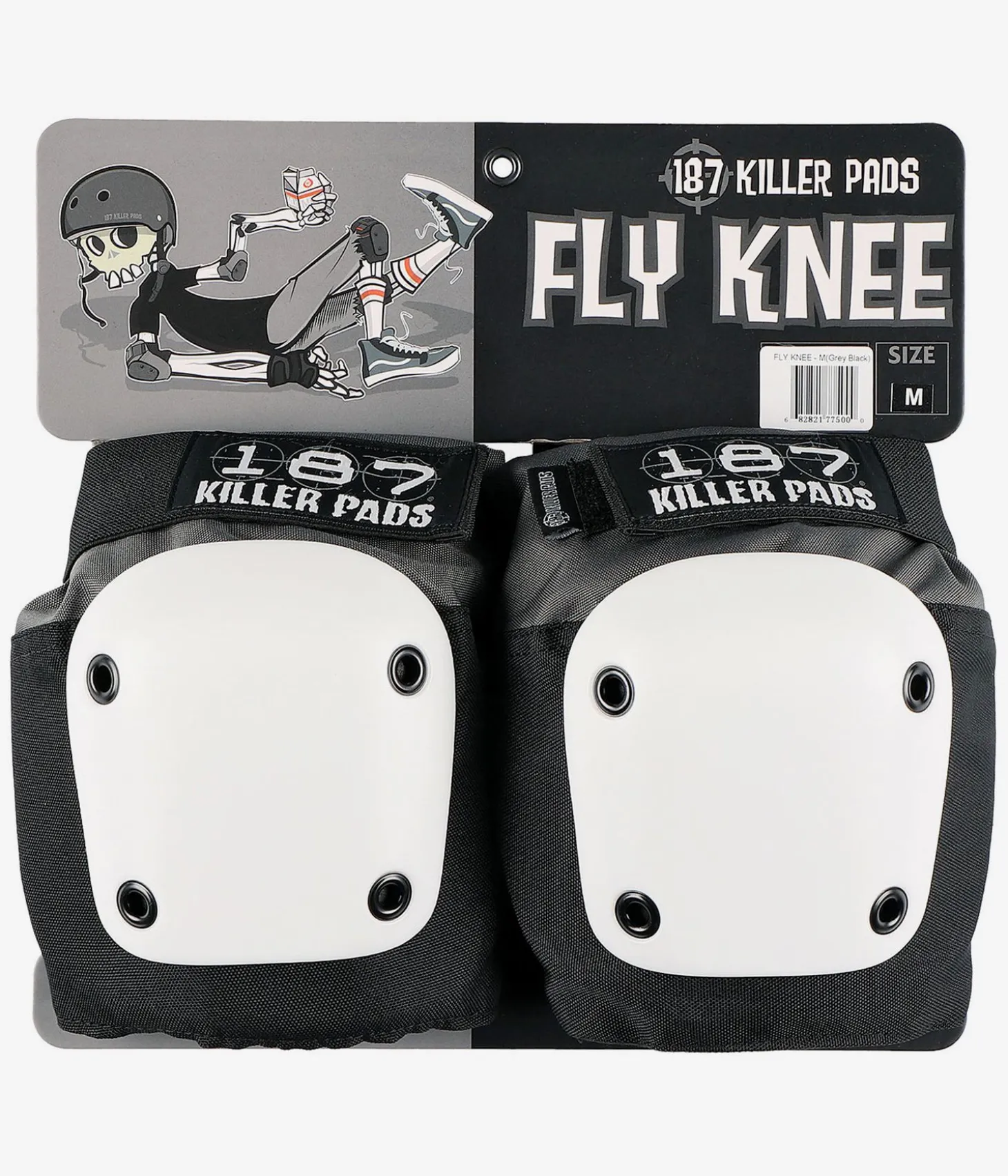 187 Killer Pads Fly Knieschützer (grey black white)