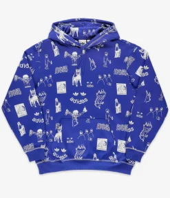 adidas Dill Hoodie (team royal blue white)