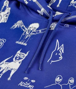 adidas Dill Hoodie (team royal blue white)