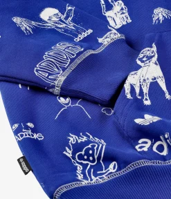 adidas Dill Hoodie (team royal blue white)