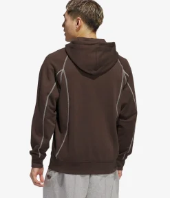 adidas Shmoo FW Hoodie (dark brown core white)