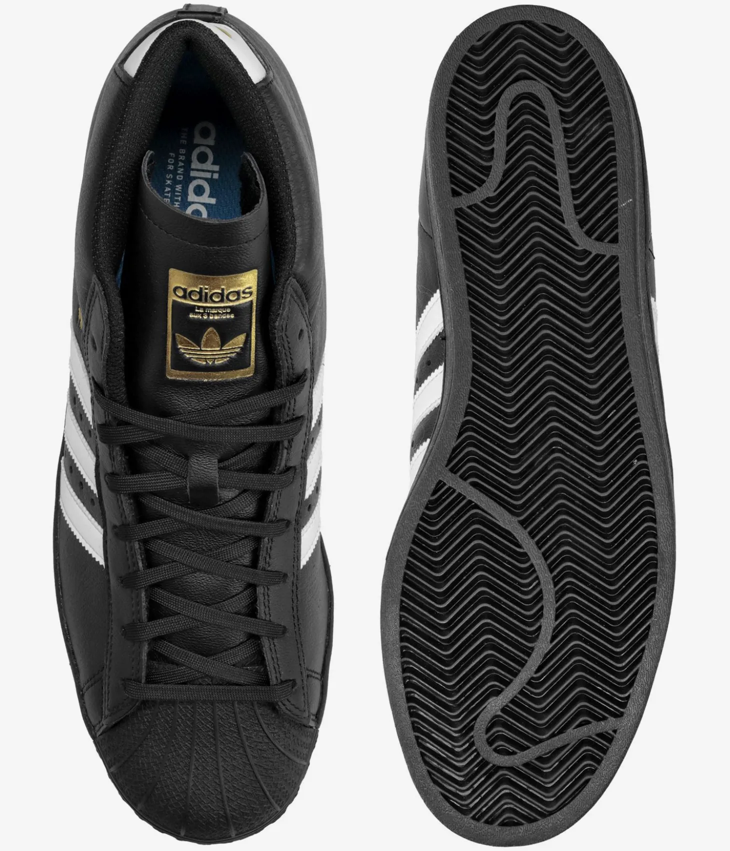 adidas Skateboarding Pro Model ADV Schuh (core black white gold)