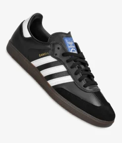 adidas Skateboarding Samba ADV Schuh (core black white gum gold)
