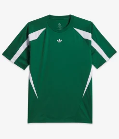 adidas TGST Jersey T-Shirt (dark green white)