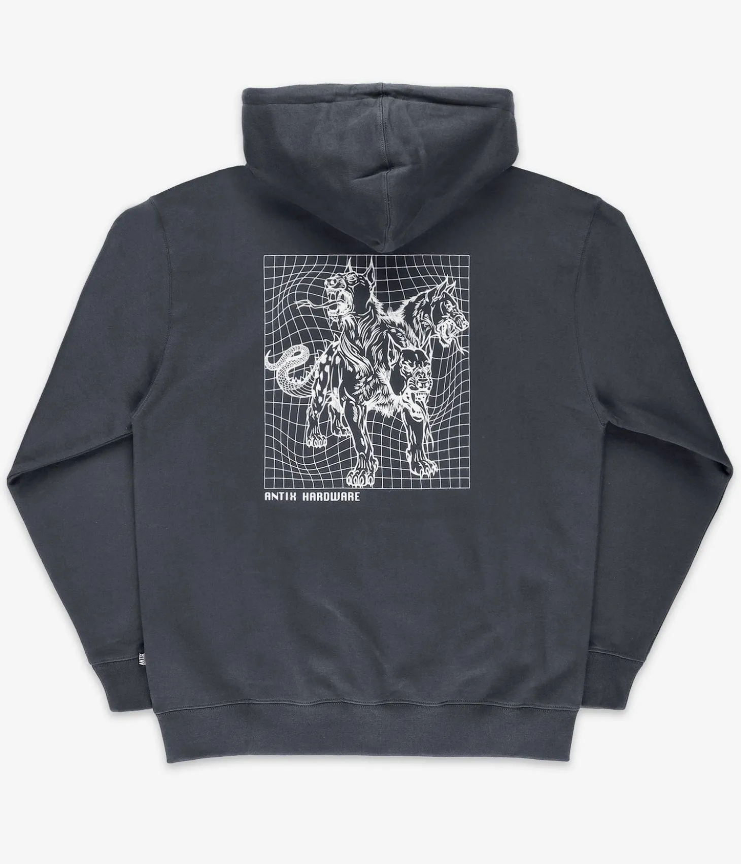 Antix Cerberus Organic Zip-Hoodie (charcoal)