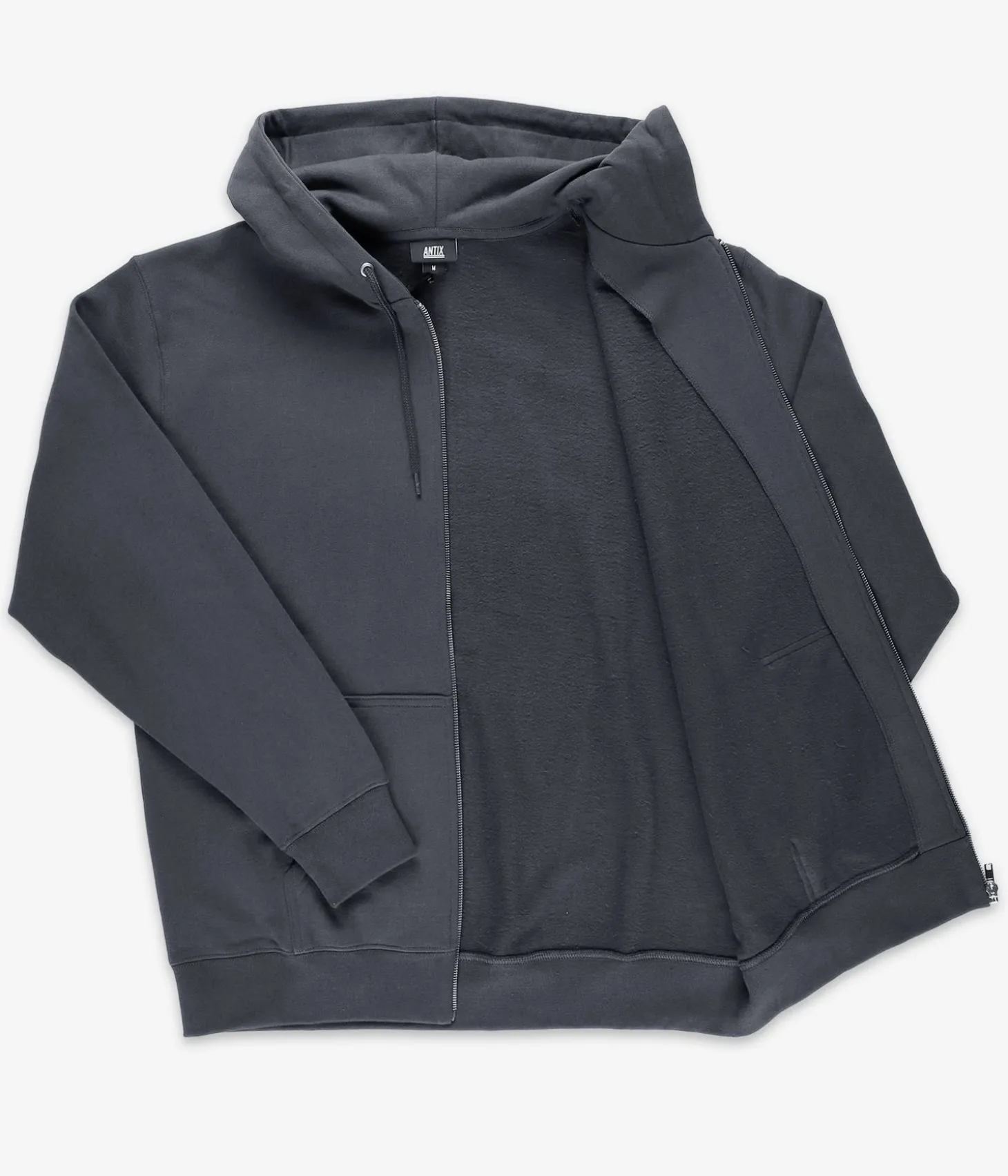 Antix Cerberus Organic Zip-Hoodie (charcoal)