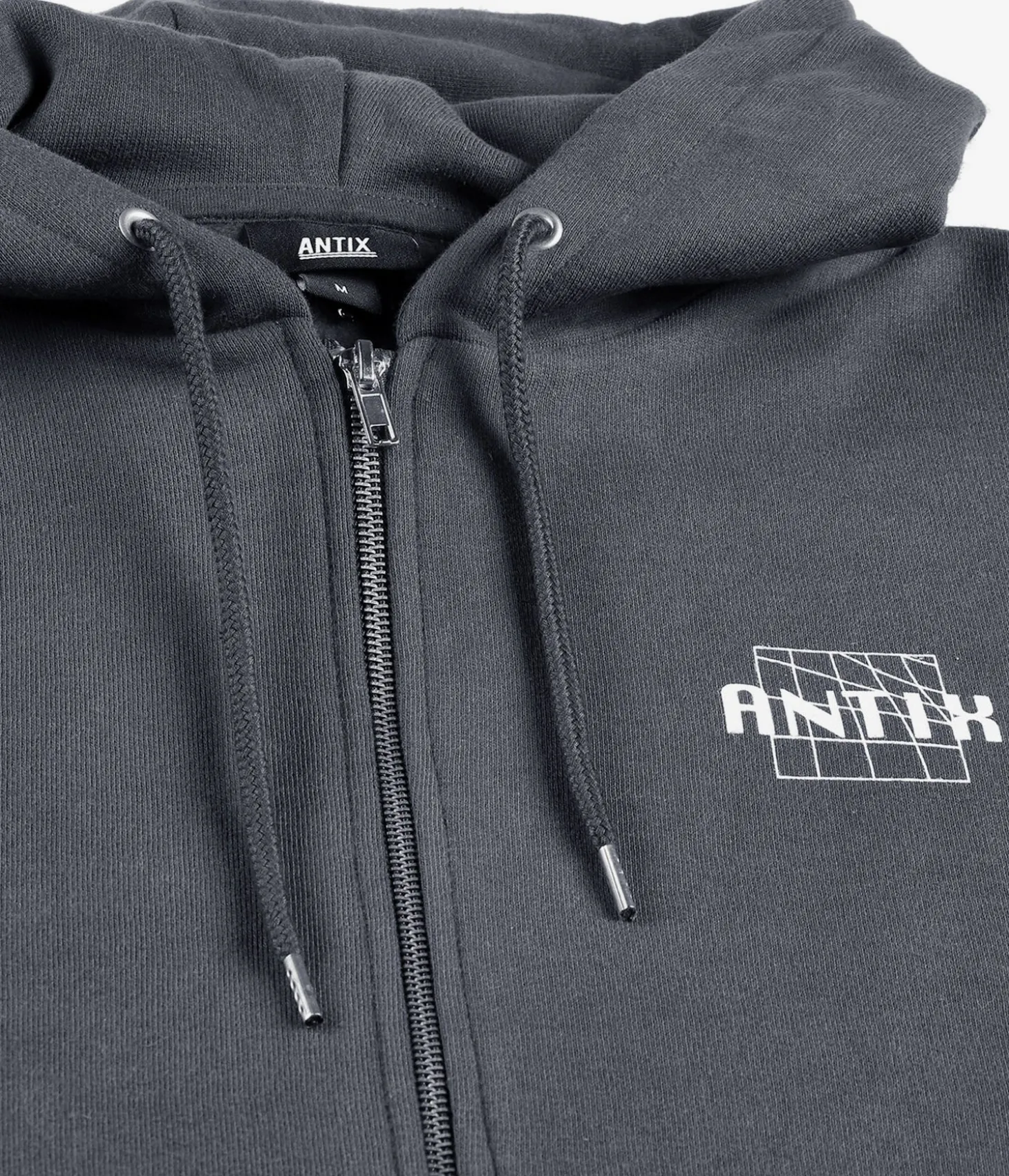 Antix Cerberus Organic Zip-Hoodie (charcoal)