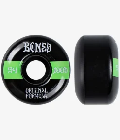Bones 100's-OG #19 V4 Rollen (black green) 54mm 100A 4er Pack