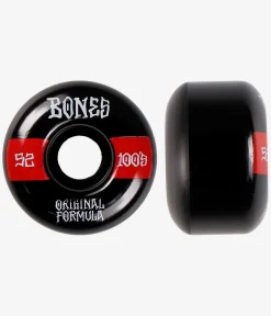 Bones 100's-OG #19 V4 Rollen (black red) 52mm 100A 4er Pack
