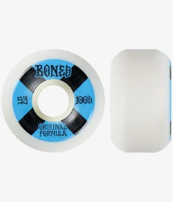 Bones 100's-OG #4 V5 Rollen (white blue) 53mm 100A 4er Pack