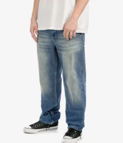 Butter Goods Alpine Denim Jeans (distressed faded blue)