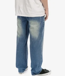 Butter Goods Alpine Denim Jeans (distressed faded blue)