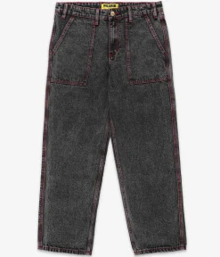 Butter Goods Breakdown Relaxed Denim Jeans (acid wash black)