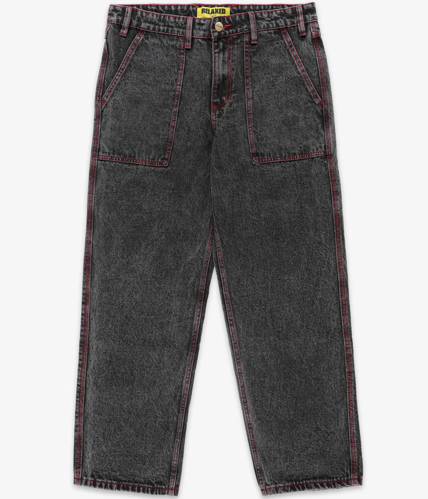 Butter Goods Breakdown Relaxed Denim Jeans (acid wash black)
