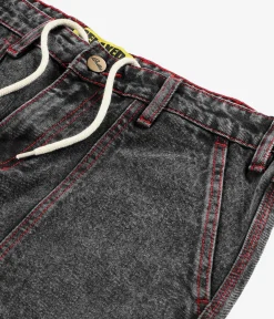 Butter Goods Breakdown Relaxed Denim Jeans (acid wash black)