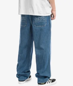 Butter Goods Breakdown Relaxed Denim Jeans (solid blue)