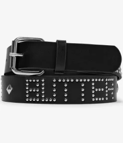 Butter Goods Leather Studded Gürtel (black)