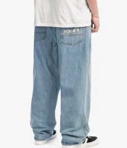 Butter Goods Lock Baggy Denim Jeans (light indigo)