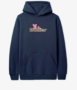 Butter Goods Rat Logo Hoodie (navy)