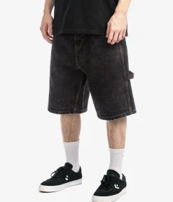 Butter Goods Weathergear Heavy Weight Denim Shorts (gun metal)