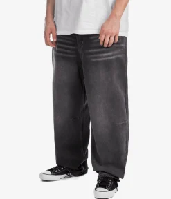Butter Goods Wide Cut Denim Jeans (washed black)