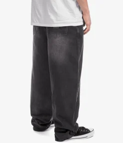 Butter Goods Wide Cut Denim Jeans (washed black)