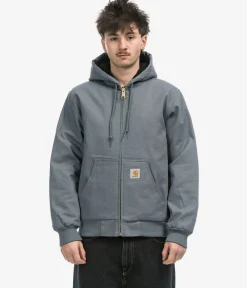 Carhartt WIP Active Dearborn Jacke (dove grey rigid)