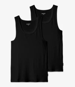 Carhartt WIP A-Shirt Organic Tank-Top (black black) 2er Pack