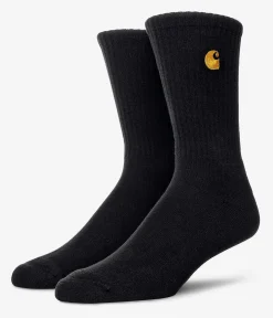 Carhartt WIP Chase Socken EU 39-46 (black gold)