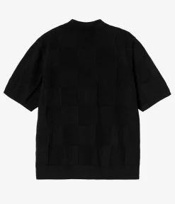 Carhartt WIP Checker Polo-Shirt (black)