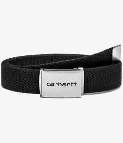 Carhartt WIP Clip Chrome Gürtel (black)