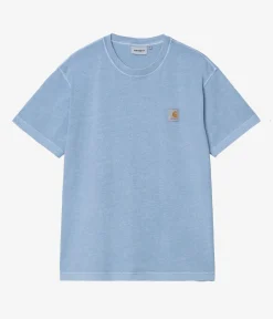 Carhartt WIP Nelson T-Shirt (clay blue garment dyed)