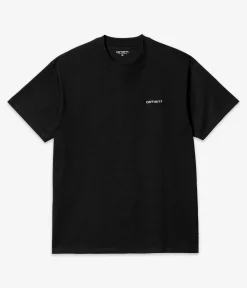 Carhartt WIP Script Embroidery T-Shirt (black white black)