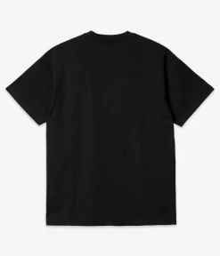 Carhartt WIP Script Embroidery T-Shirt (black white black)