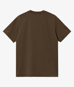 Carhartt WIP Script Embroidery T-Shirt (liberica air sky)