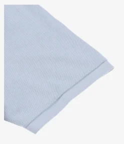 Carhartt WIP Script Garment Wash Polo-Shirt (blue fog white)