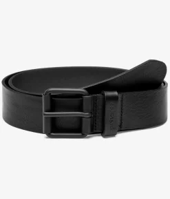 Carhartt WIP Script Leather Gürtel (black black)