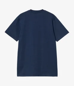 Carhartt WIP Script T-Shirt (ink air yellow)