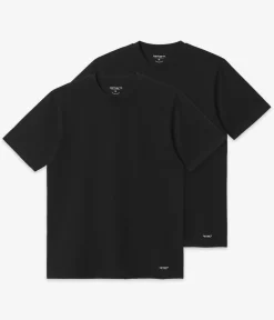 Carhartt WIP Standard T-Shirt (black black) 2er Pack
