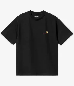 Carhartt WIP W' American Script Organic T-Shirt women (black)