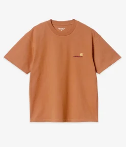 Carhartt WIP W' American Script T-Shirt women (redhaven)