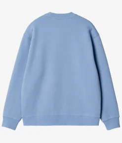 Carhartt WIP W' Basic Sweatshirt women (bluebird fleur de sel)