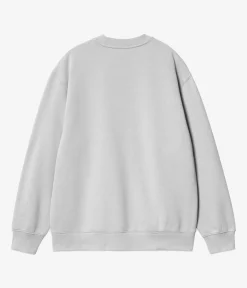 Carhartt WIP W' Basic Sweatshirt women (basalt white)