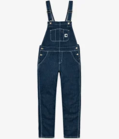 Carhartt WIP W' Bib Overall Gallatin Jeans women (blue stone washed)