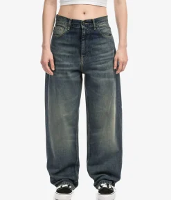 Carhartt WIP W' Brandon Camano Jeans women (blue worn used wash)