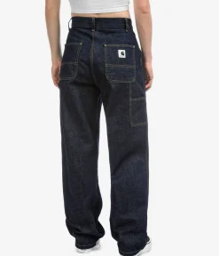 Carhartt WIP W' Brandon Single Knee Pant Camano Jeans women (blue rinsed)