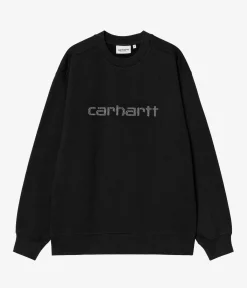 Carhartt WIP W' Rivet Script Sweatshirt women (black silver)