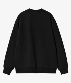 Carhartt WIP W' Rivet Script Sweatshirt women (black silver)