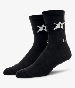 Carpet Company C-Star Logo Socken US 9-12 (black silver)
