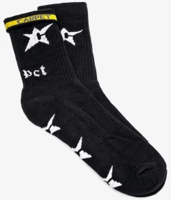 Carpet Company C-Star Logo Socken US 9-12 (black silver)